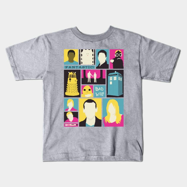 The Ninth Doctor Kids T-Shirt by William Henry Design